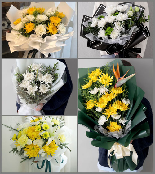 西藏那曲申扎县恰乡白事花束代送